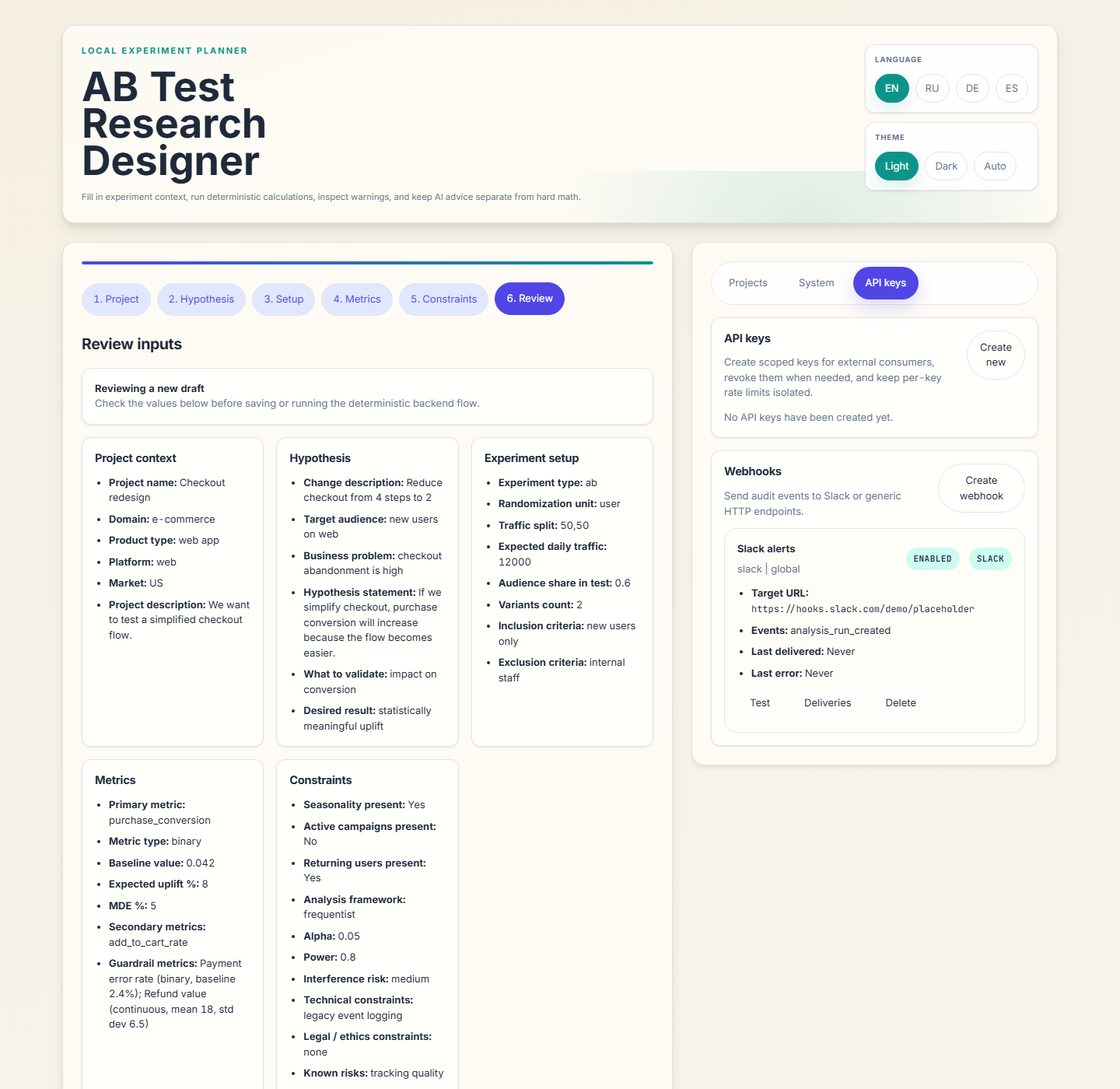 Webhook manager